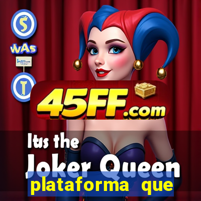 plataforma que deposita r$ 1